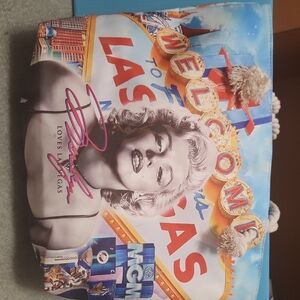 Vibrant Las Vegas Themed Cosmetic Bag